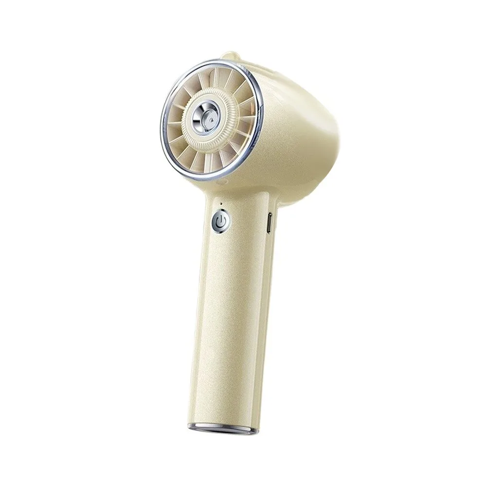 1pc 6000mAh Misting Handheld Fan Portable Rechargeable Water Spray Cooler For Outdoor Travel Summer Cooling Gadget