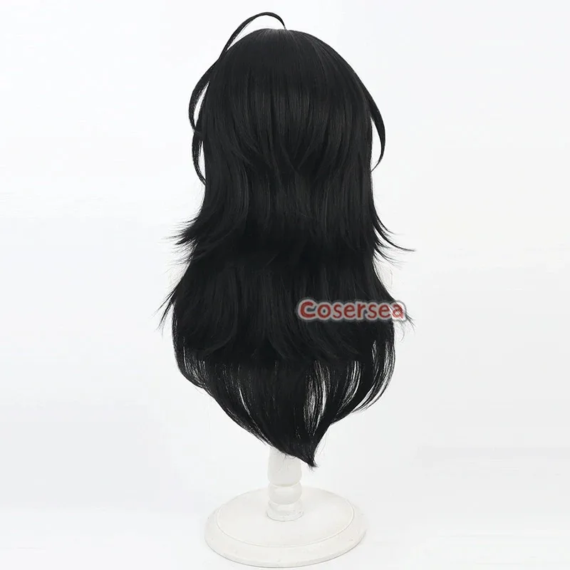 2025 11 Cosersea 코스프레 가발 앙상블 별 사쿠마 레이 70cm 롱 스트레이트 블랙 코스 가발 합성 헤어 히트 레지스턴스