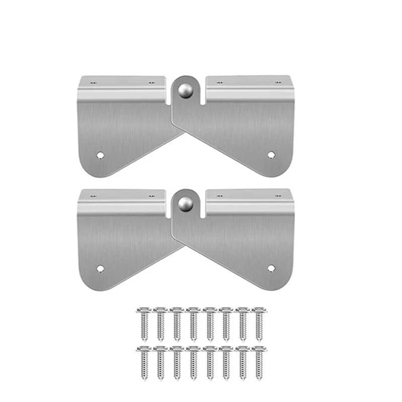Downpipe hinge 2PCS Gutter Extension Hinge Also Includes Screws Easy DIY Installation on Any Size Rectangle or Square Downspout