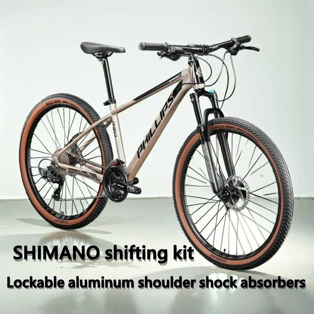 

24/26/27.5 inch MTB hydraulic disc brake Mountain Bike shock absorption 24/27 speed Cross Country Bicycle SHIMANO kit bicicleta