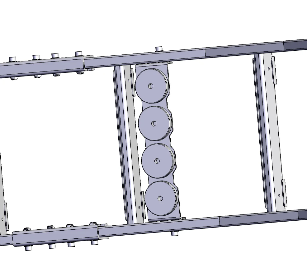 

Manufacture Designed And Produced Professional Roof Rack Mounted Accessories Side Ladder Climbing Ladder For Hiace