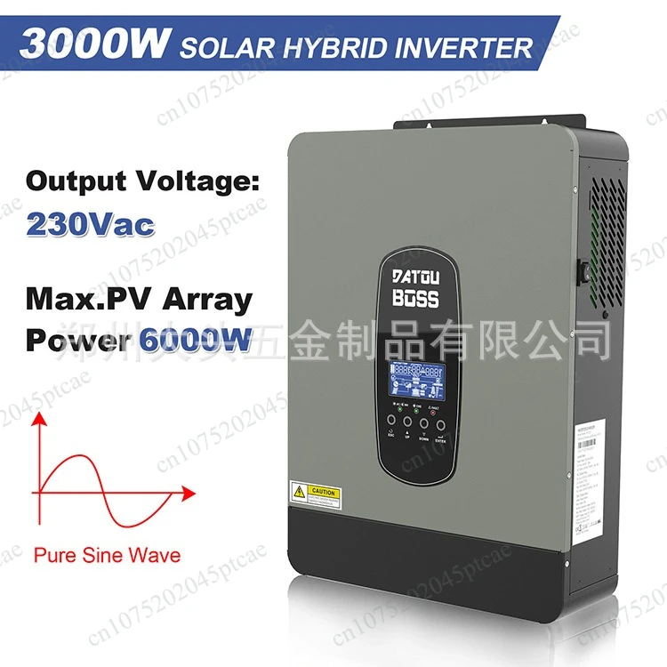 24V 48V DC To AC 220V 230V with WIFI Monitoring 3000W 6200W 10200W Off Grid Hybrid Solar Inverter