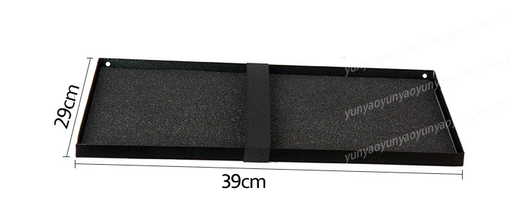 T3-B Metal Projector Tray Speaker Tray 39x29cm with 1/4 Inch Screw 3/8 Screw Accessory Parts Rectangular Plate
