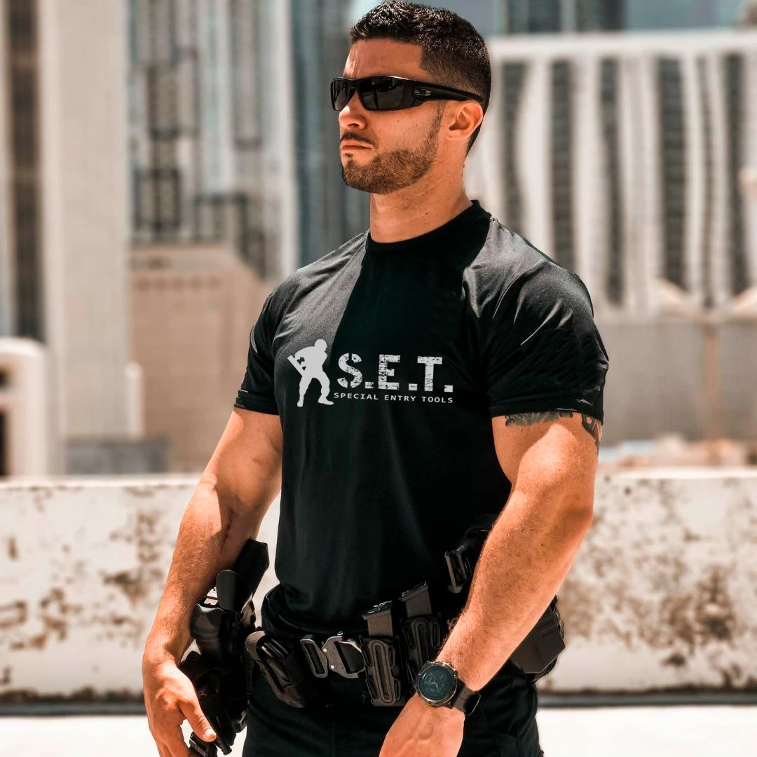 Hardman Club Open Door Series SET Print Short-Sleeved T-Shirt - Fan-style Hardman Men's Clothing Short-Sleeve Shirt
