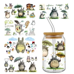 Japan Cartoon Anime Character UV DTF Wraps Transfer Sticker DIY For 16oz Libbey Glass Cup Waterproof Wrap Transfers Decals Cup