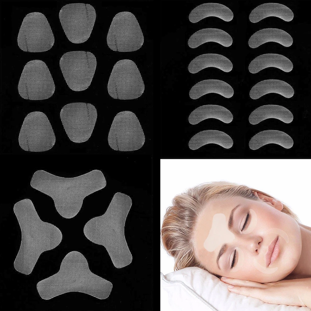 12/27/24pcs Set Face Patch Sagging Skin Care Crows Feet Sticker Fine Lines Reduction Wrinkle Removal Sticker for Nasolabial Area