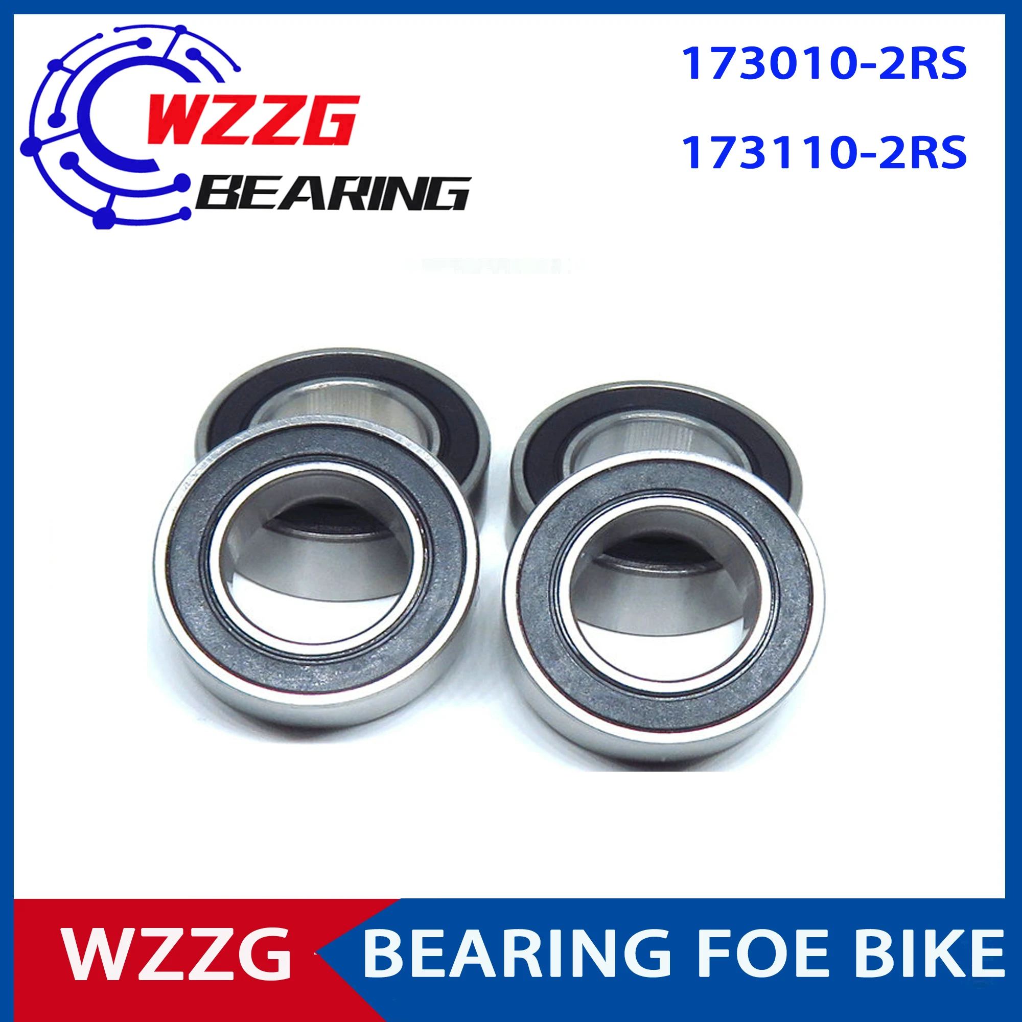 

WZZG 173010 173110-2RS Non-standard deep groove ball bearing for bicycle center axle bearing 17*30*10mm 17*31*10mm
