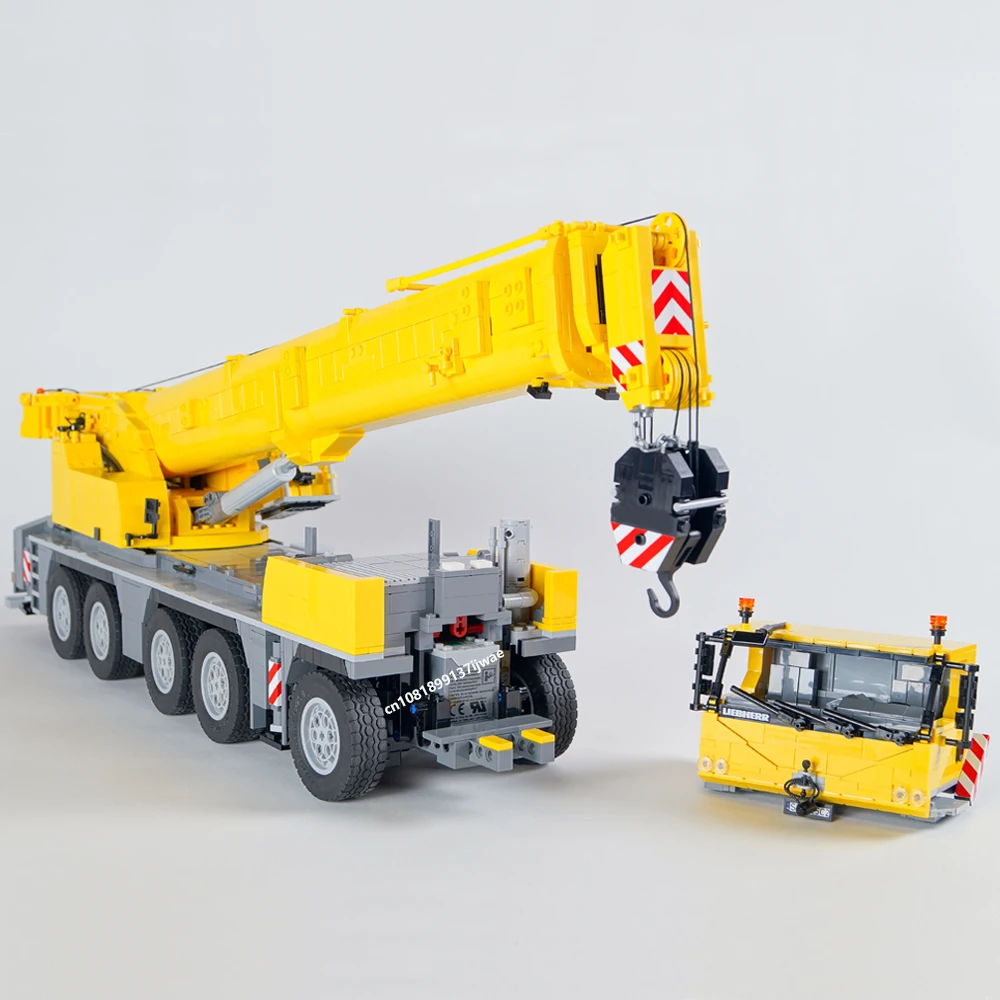 NEW 4599PCS MOC city Engineering Series 1:24 scale Liebherr LTM 1250-5.1 crane creative ideas ChildrenToy Gift Technology Blocks