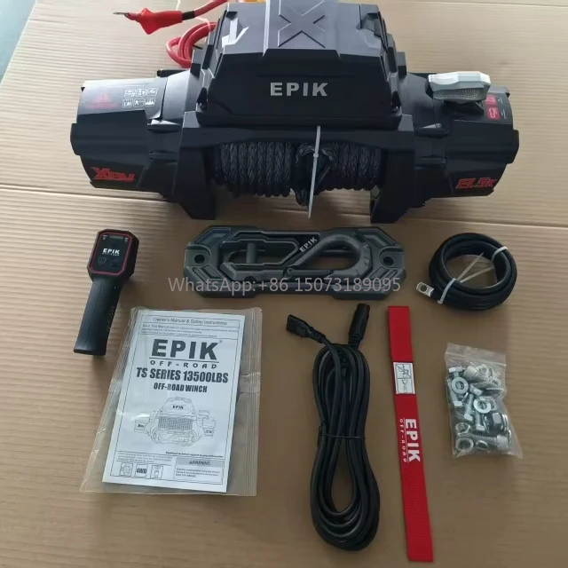 

XPV-13.5S Truck Off-road Vehicle Electric Winch 13500Lbs 12V 12V Vehicle Electric Winch Car Mounted Lifting Electric Hoist