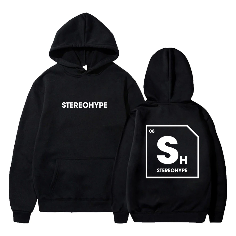 James Hype Stereohype Hoodie Long Sleeve Streetwear Men Women Hooded Sweatshirt Hip Hop Clothes