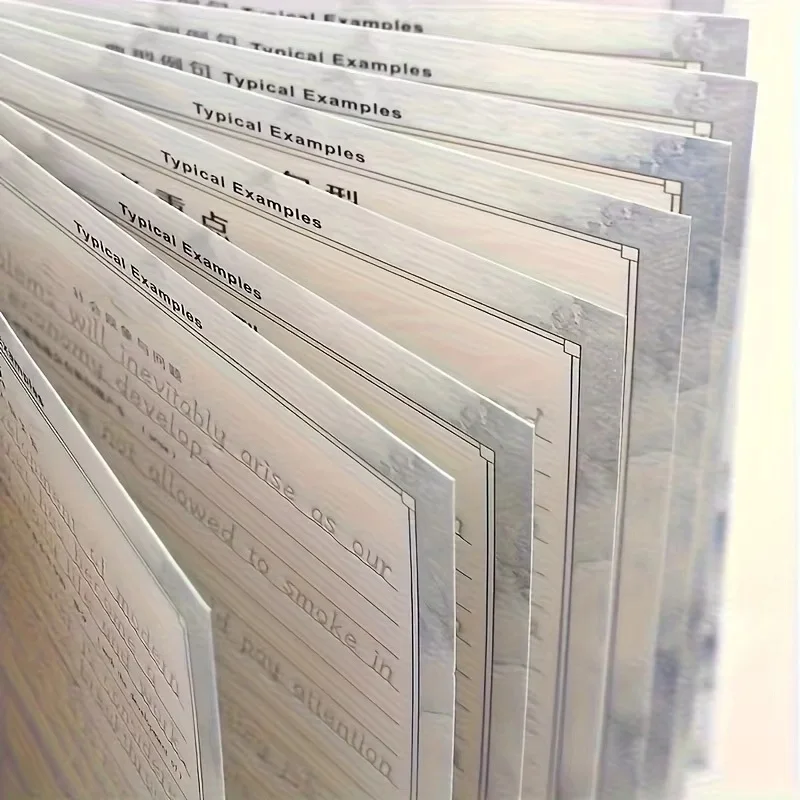 كتاب ممارسة النص المائل القابل لإعادة الاستخدام - كتاب الكتابة اليدوية للحروف الأبجدية والخط الإنجليزي لتحسين الحرفية والألوان المختلطة