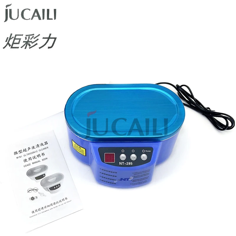 JCL Print Head Washing Machine Solvent Printhead Ultrasonic Cleaner for Xaar 128 382 Polaris Konica DX4 DX5 Head Cleaning Bath