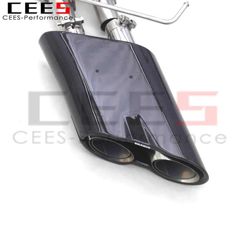 CEES Stainless Steel Catback Exhaust For Mercedes-Benz G500/G550 W463A/W464 Escape Exhaust Muffler With Led Exhaust Tips view 5