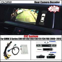 For BMW 3 Series E90 E91 E92 E93 F30 F31 F34 F80 2009~2013 CIC System Rear View Reverse Camera Interface Original Screen Decoder