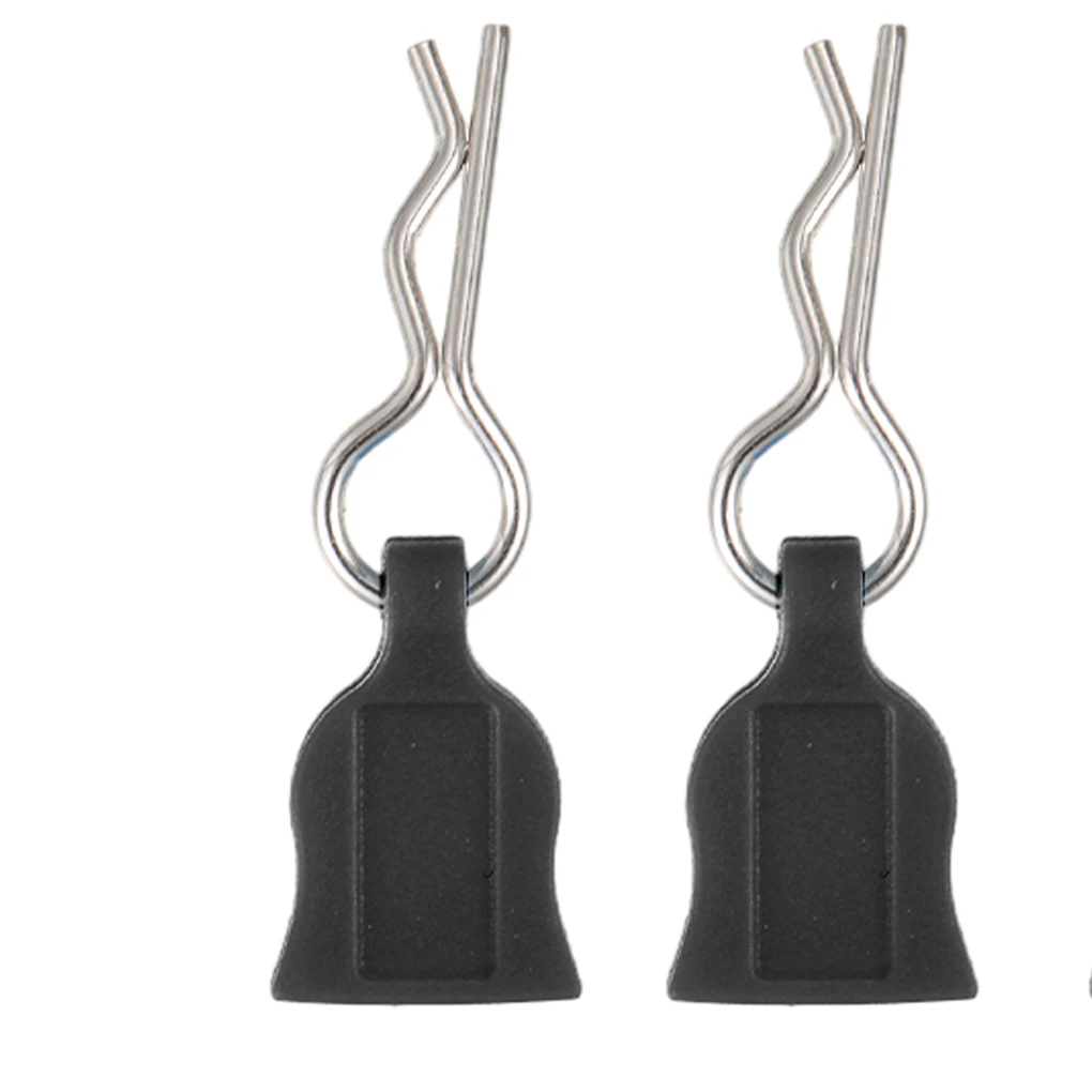 4/12pcs โลหะ R-type SHELL Body คลิปคงที่ PIN TAB สําหรับ TRAXXAS Axial SCX10 TRX-4 MJX Hyper Go 1/8 1/10 1/14 RC รถ Part