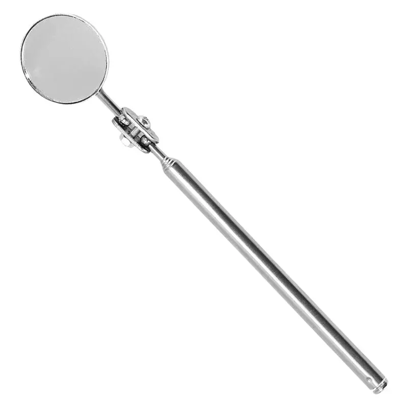 4X Universal Automotive Maintenance Inspection Mirror Folding Telescopic Reflector Welding Chassis Inspection 50Mm