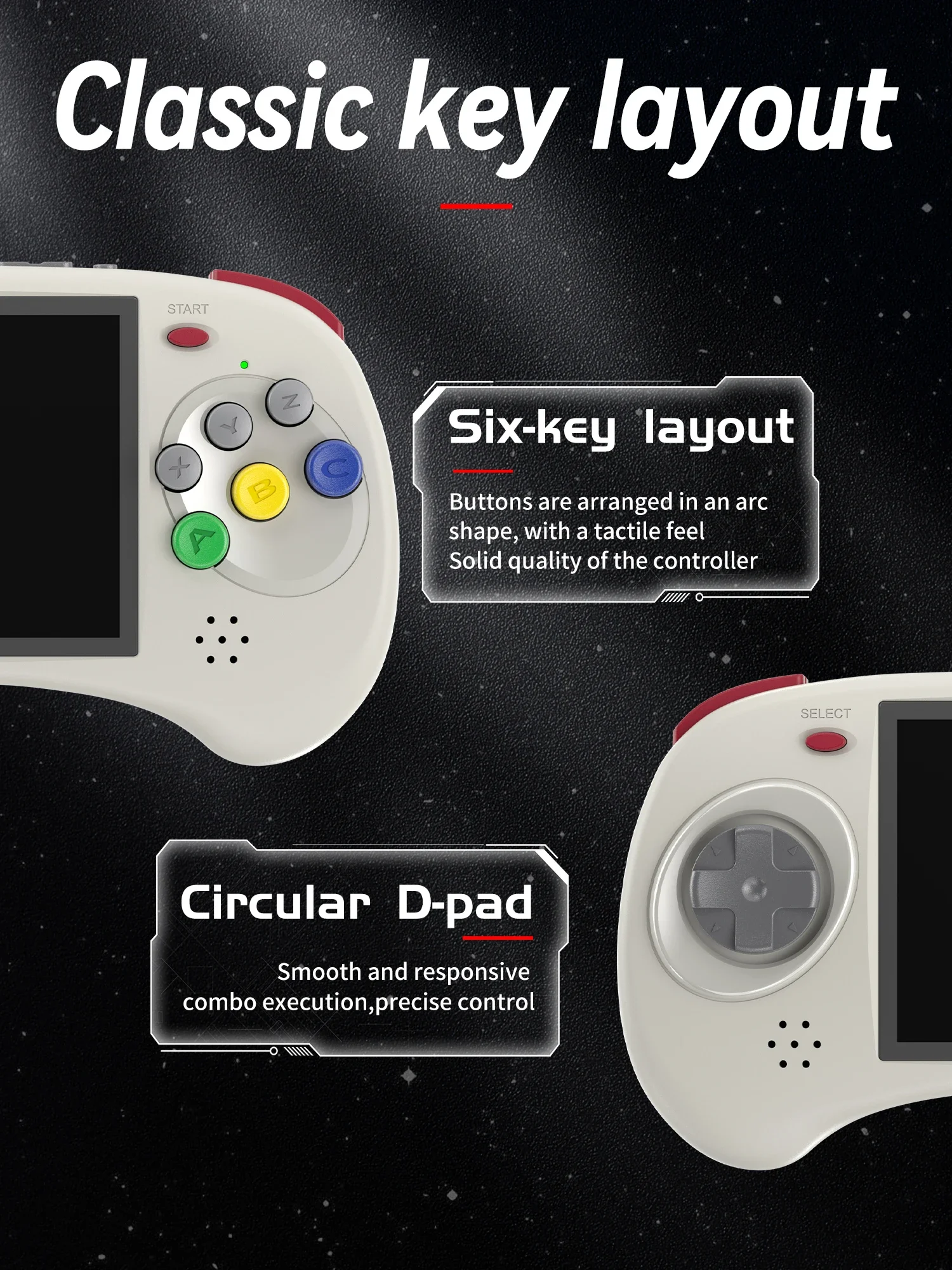 AMPOWN Anbernic RG ARC ARC-D/S Handheld Game Players 4.0'' IPS Touch Screen Android 11 Linux Retro Portable Video Game Console