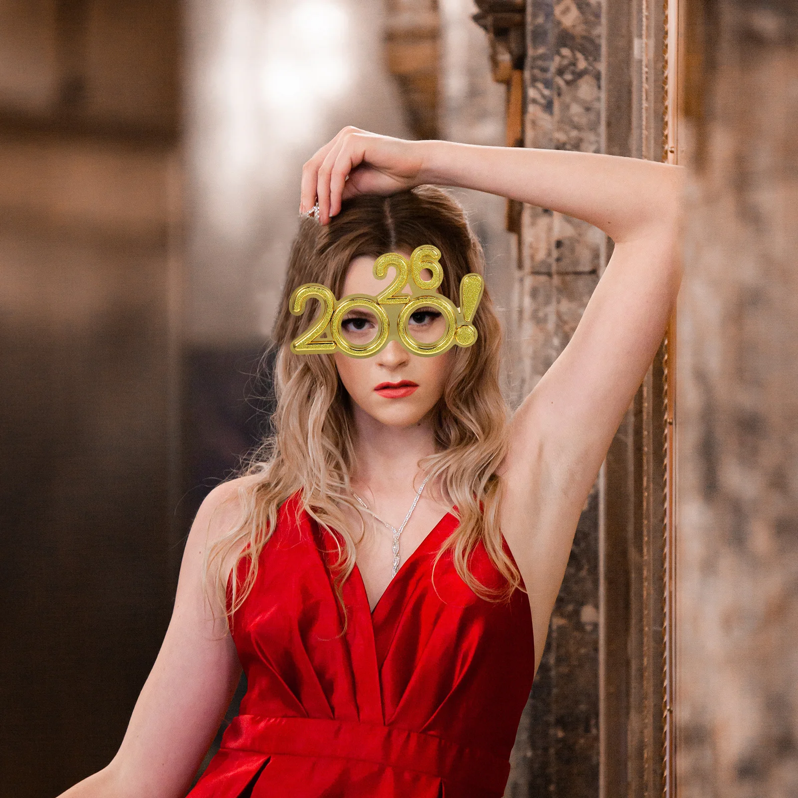 

2026 New Year Glasses Celebration Party Favors Unique Design Comfortable Wear Graduation Event Accessories Supplies