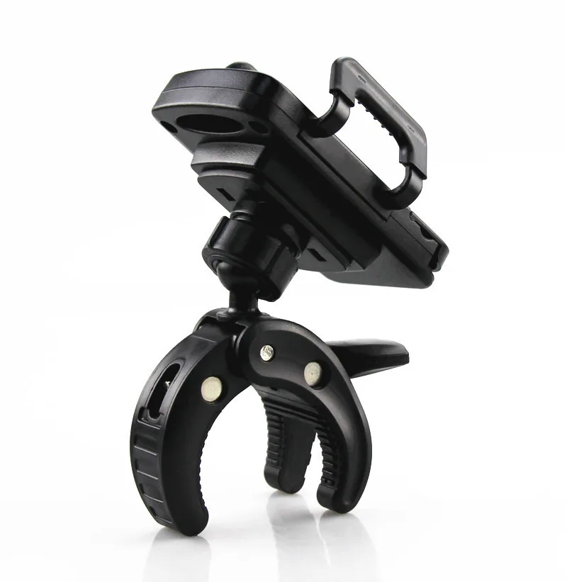 Baby Stroller Cell Phone Holder 360 Degree Rotate Universal Clamp Pram Wheelchair Aeecssory Mount Bracket  Bicycle Phone Stander