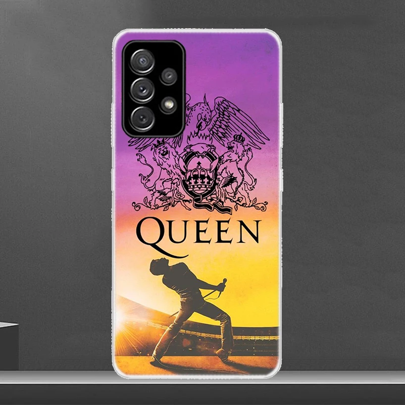 Rock Funky Freddie Mercury Queen Phone Case For Samsung Galaxy A15 A14 A13 A12 A55 A54 A53 A52 A35 A34 A33 A32 A25 A24 A23 A22 A