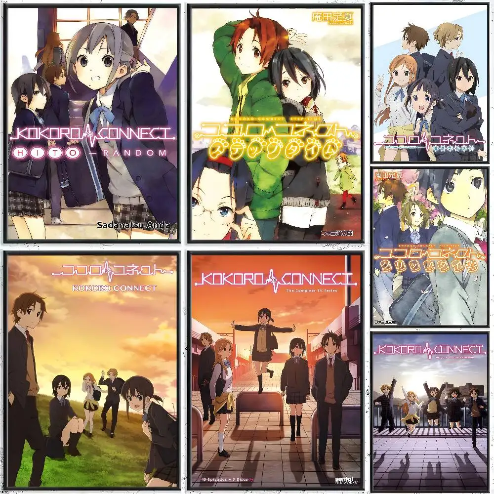 Kokoro Connect Poster Sticker Print Waterproof Wall Art For Living Room Bedroom Home Decor
