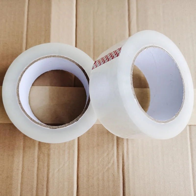 1 Piece 100m/75m Super Bond Transparent BOPP Packaging Adhesive Carton Sealing Clear Box Shipping Tape