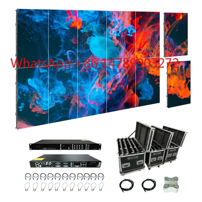 

LED Screen Wall P2/P2.5/P1.9 High Brightness 4K HD Concert Stage Background Modular Video Wall Panels for Sale