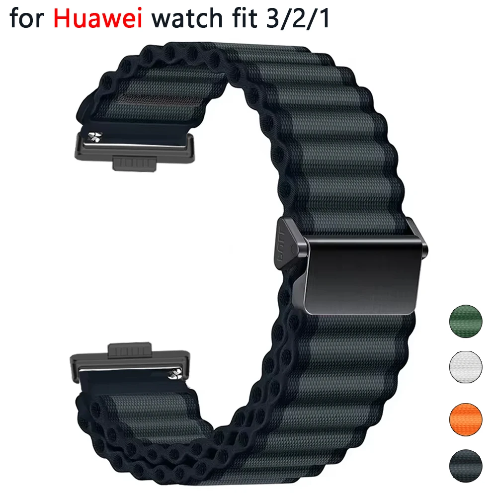 

Спортивный нейлоновый ремешок для часов Huawei Watch Fit 3 Ocean Band для huawei fit 2, браслет Huawei Watch Fit Correa, сменные аксессуары