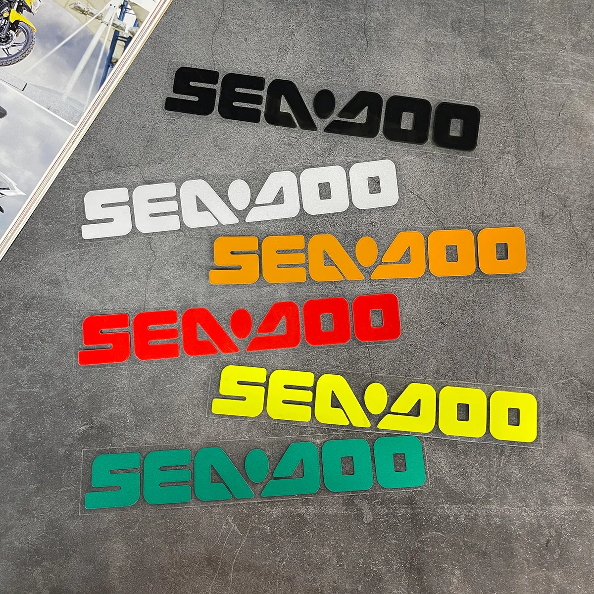 For Sea-doo Jet Ski Spark Trixx Stickers Seadoo boats watercraft mini jet boat decal Reflective Waterproof sticker accessories view 5