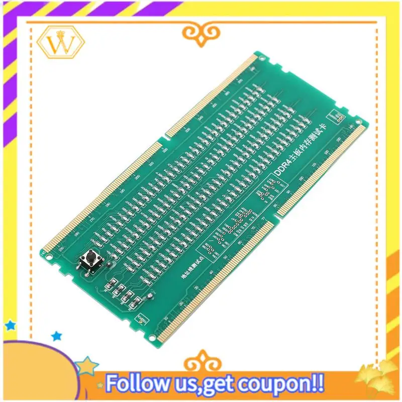 A01K-3X DDR4 Testkaart RAM Geheugen Slot Out LED Desktop Moederbord Reparatie Analyzer Tester