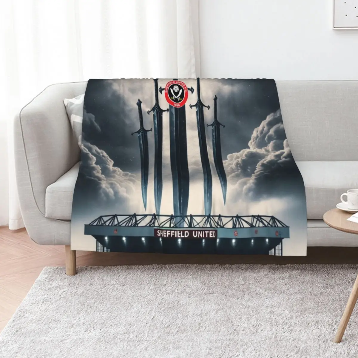 Sheff United blades bedding Throw Blanket Single Multi-Purpose Beach Moving cosplay anime sofa bed Blankets