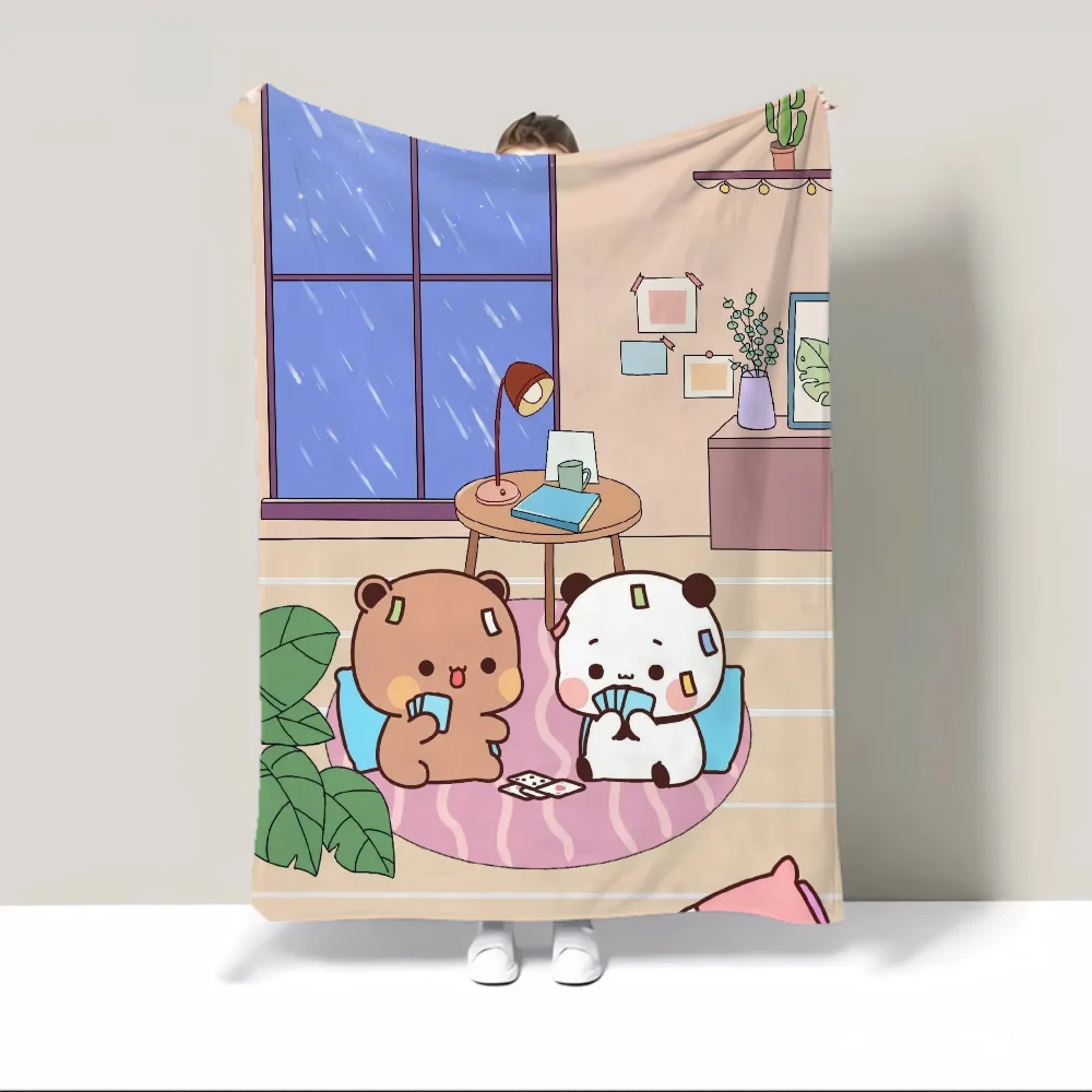 Bubu and Dudu Oversized Blanket King Size Fluffy Soft Blankets & Throws Home Interior Knitted Plaid Beach Towel Bed Throw Knee &