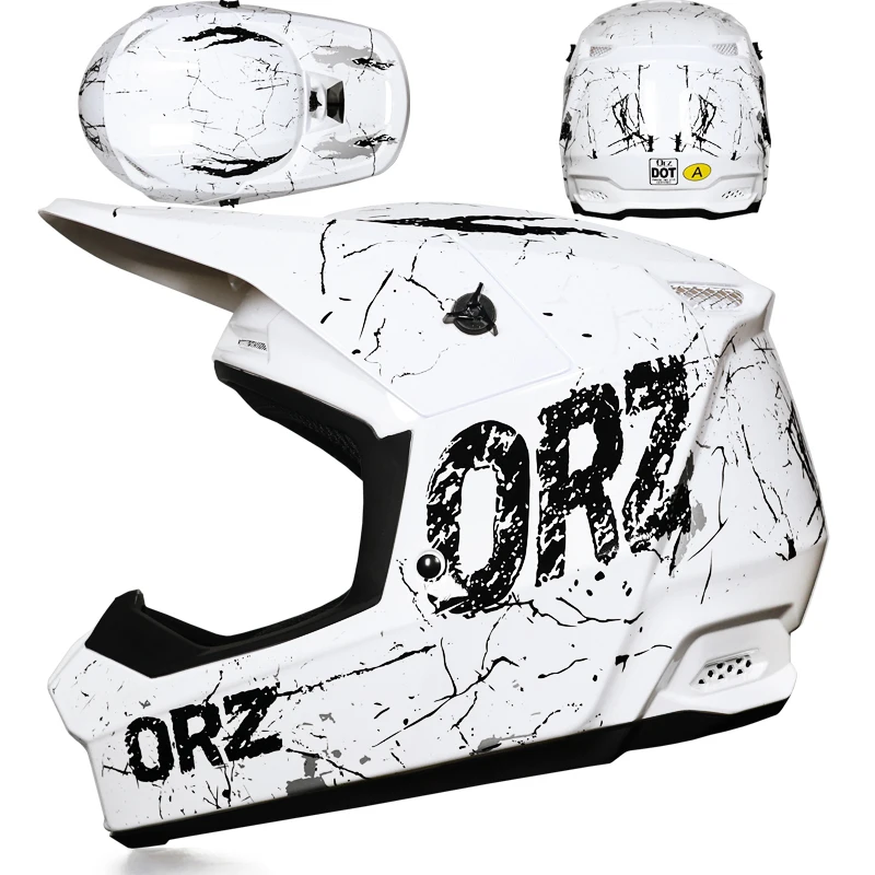 

ORZ professional off-road motorcycle helmet, mountain bike off-road helmet, DH downhill Capacite De Motocicletta
