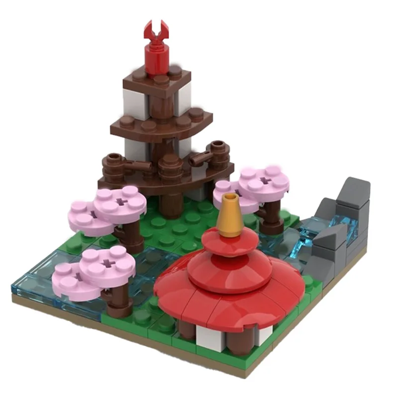 122 PCS Street View Moderni Piccoli Templi Modulari Building Blocks Creativo Famoso Stile Città Casa Modello Mattoni Giocattolo Per I Ragazzi Regalo