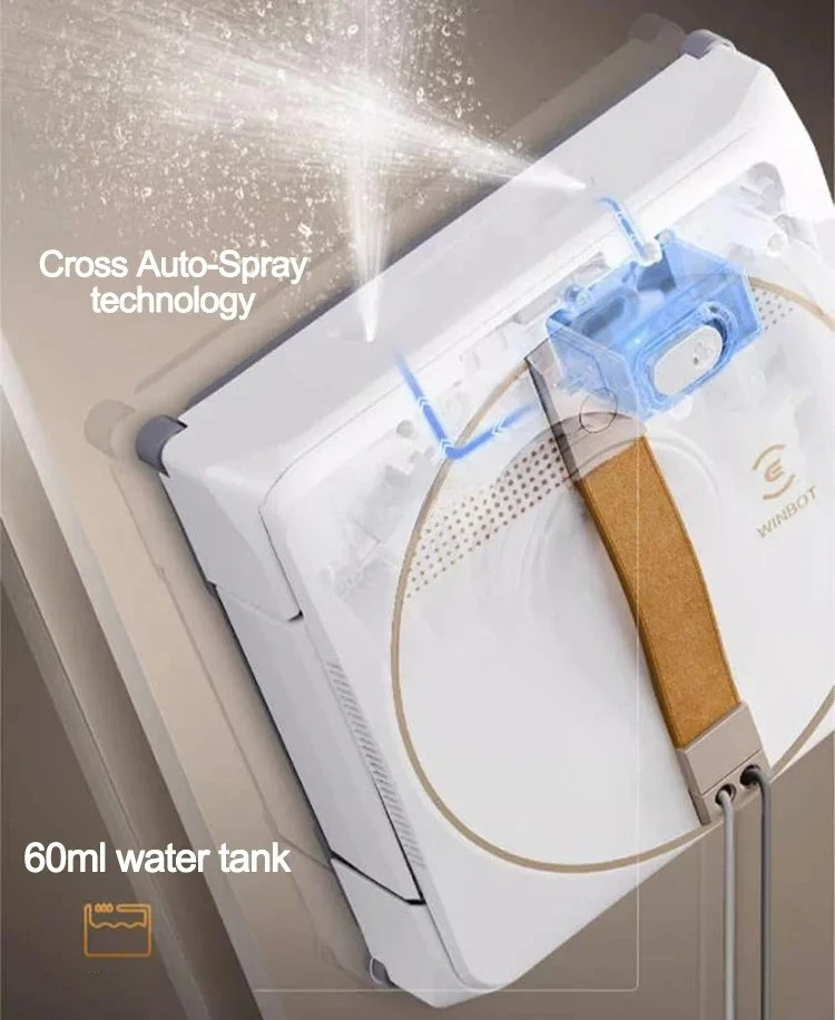 

for Automatic Double Sided Cordless Electric Wifi Cleaners Robot Vacuum Window Cleaner with App Remote Control