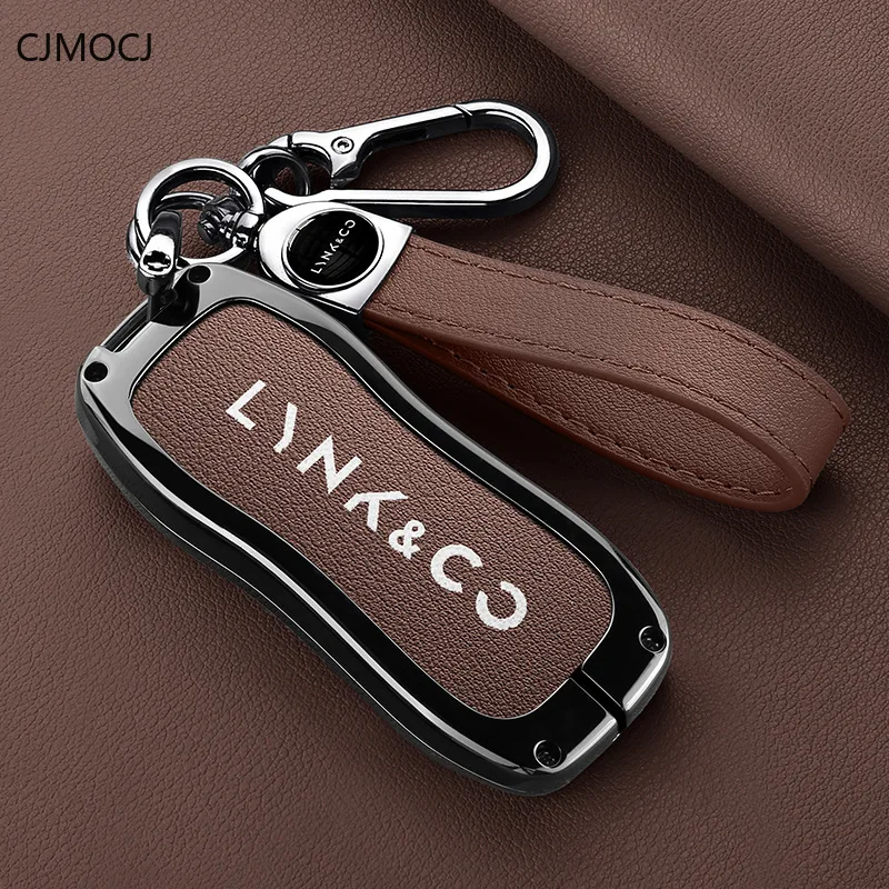 Premium Zinc Alloy Key Cover Case for Lynk & Co 05/06/03/09/01/02 - Protective Key Fob Shell Keybag