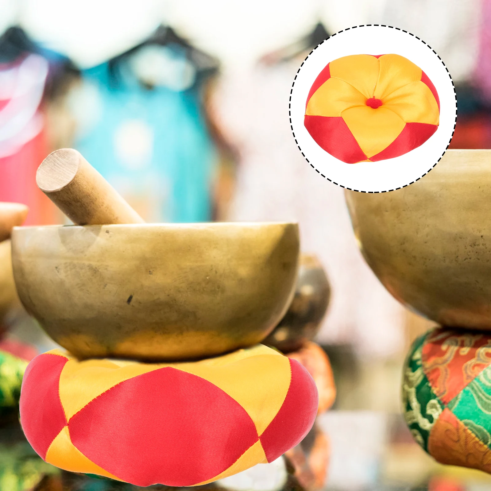

Tibetan Singing Bowl Pad 3 5 Inch Meditation Cushion Sound Bowl Pillow Cloth Mat Sturdy Durable Long Service Life Easy