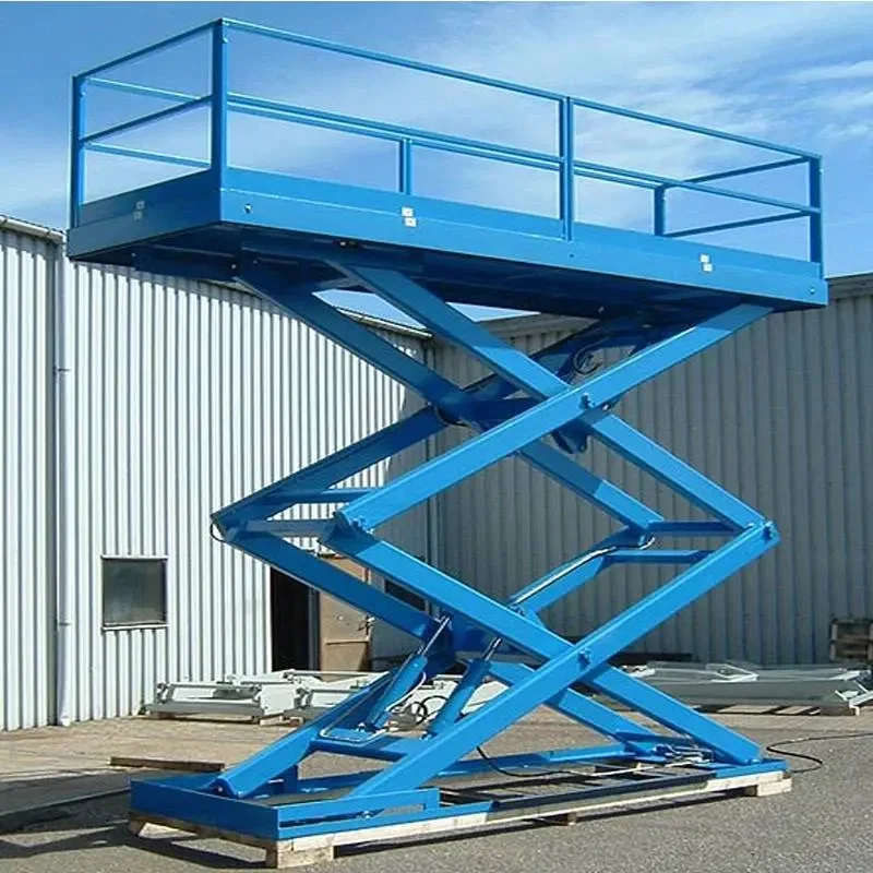 YG New Arrival 6M 8M 10M Hydraulic Lifting Platform Tracked Scissor Lift Electric Excavator Lifting Platform Scaffold Price Sale