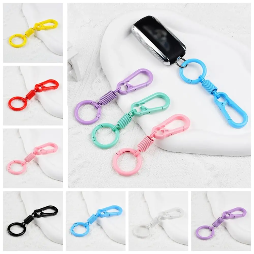 Gourd Buckle Car Spring Key Buckle Keys Organizer Key Holder Colorful Key Chain Key Ring Pendant Carabiner Key Chain Gift