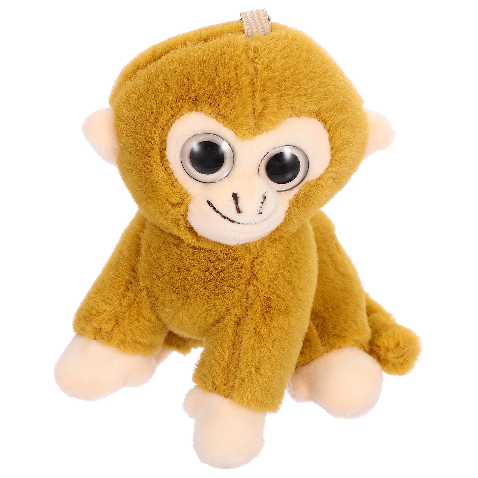 

Monkey Keychain Bag Plush Pendants Wallet Keyring Backpack Keychains for Kids Stuffed Toy Hanging Decor Hairy Animal