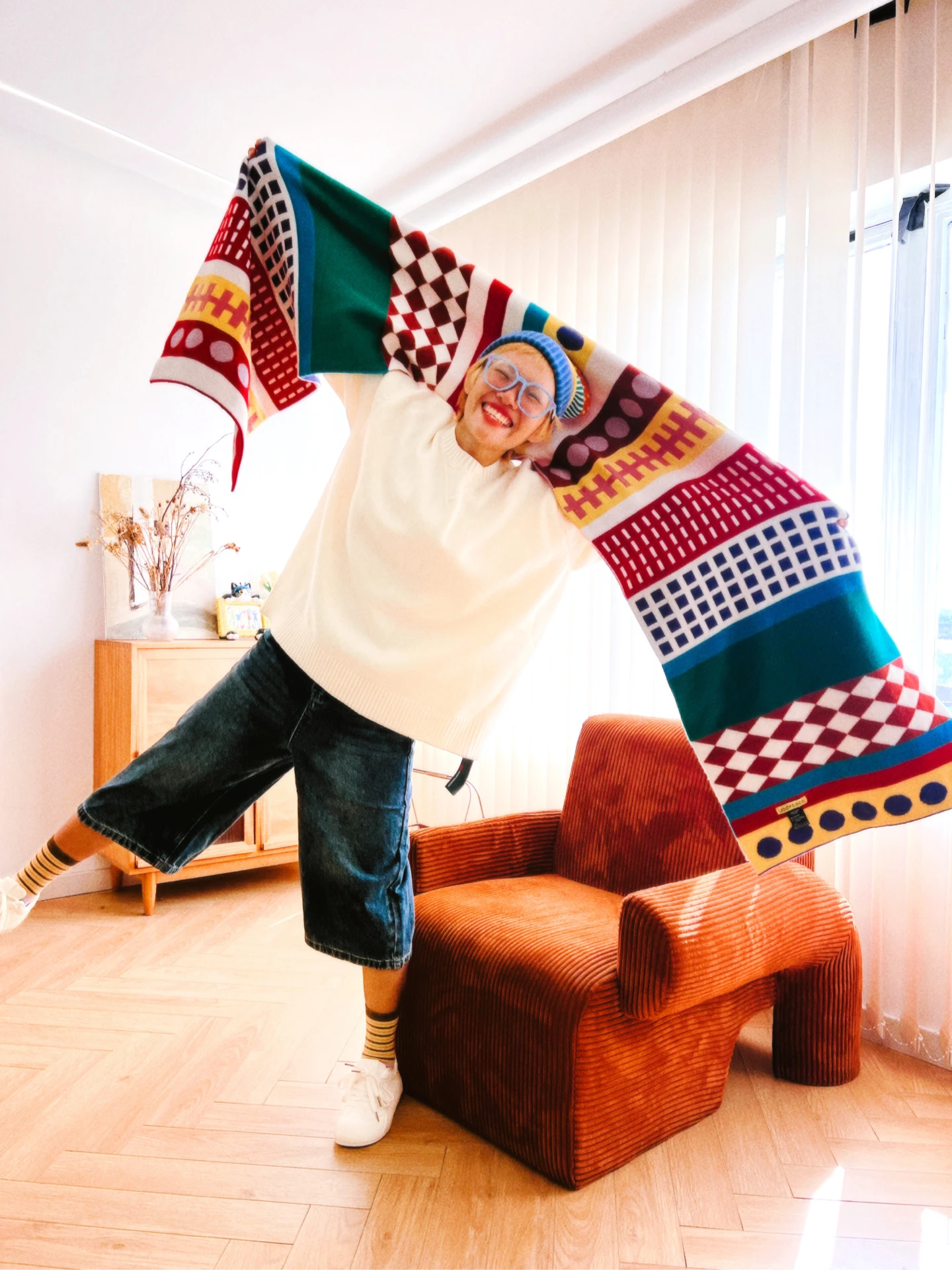 

Оригинальный вязаный шарф Uody: персонализированный, высококачественный, теплый, роскошный плед, широкий, модный зимний аксессуар.