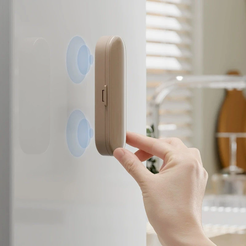 حامل صندوق حبوب الدواء المغناطيسي، منظم تخزين الأدوية للسفر، موزع أقراص الأدوية، علبة حبوب منع الحمل الشبكية المستقلة