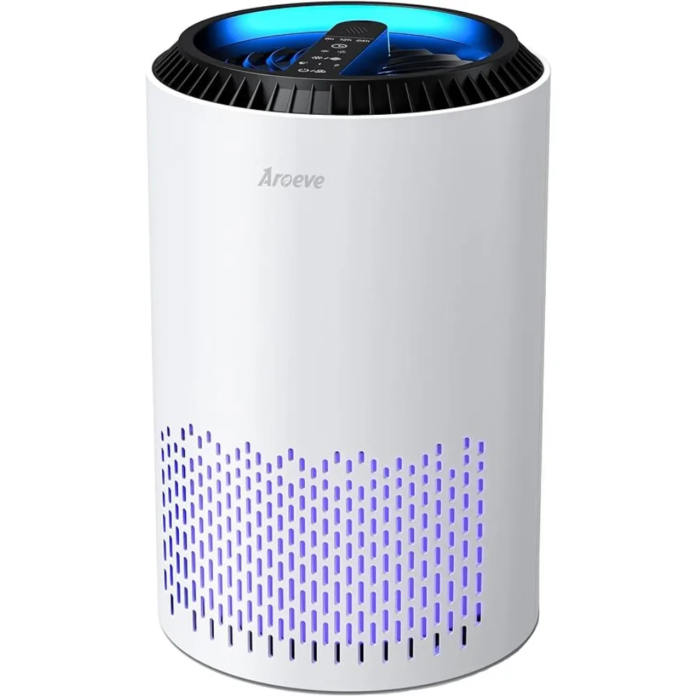 Air Purifiers for Home, Air Purifiers Air Cleaner For Smoke Pollen Dander Hair Smell Portable