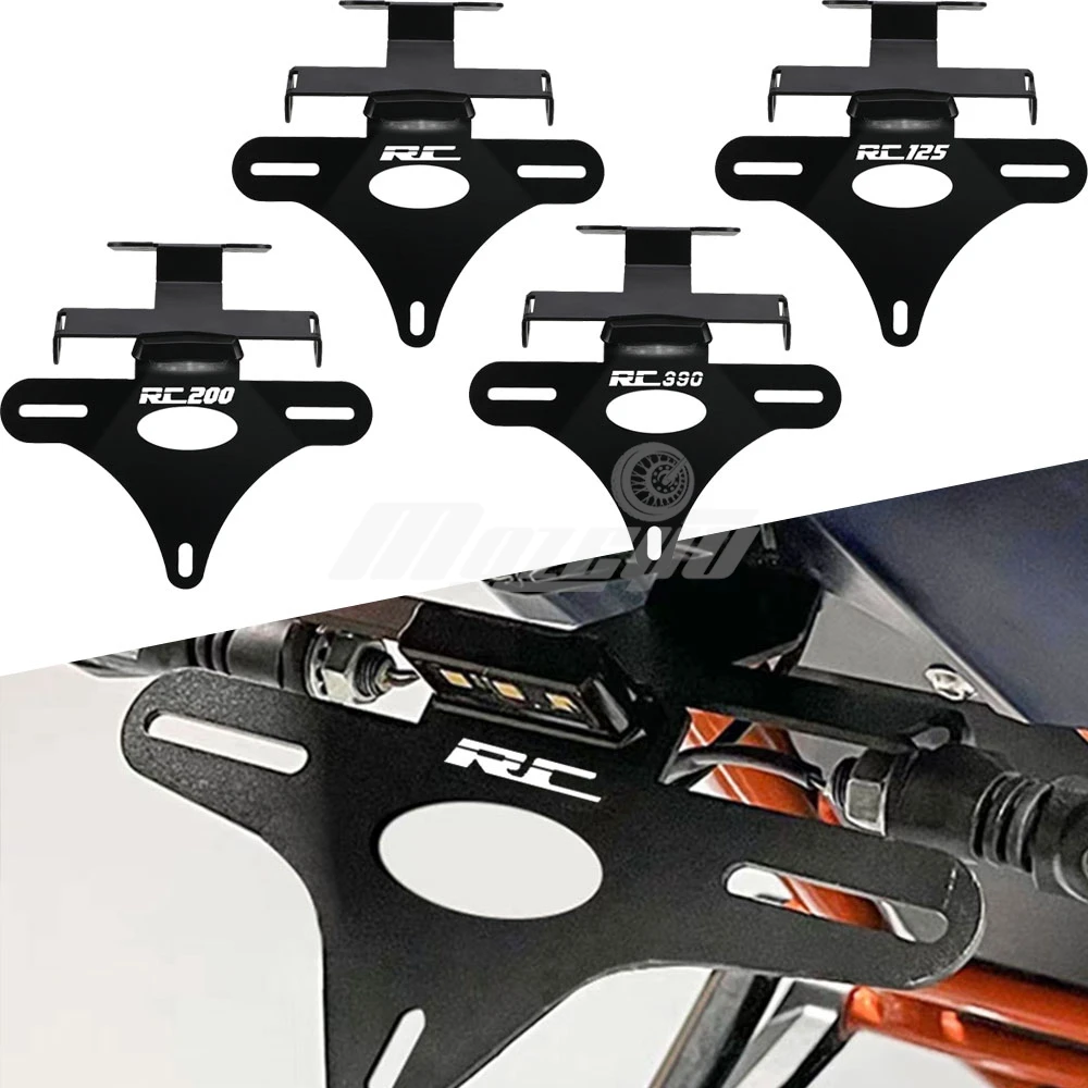 

For RC125/200/390 RC125 RC200 RC390 2022 2023 2024 2025 License Plate Holder Bracket 450MT Rear Tail Tidy Fender Eliminator