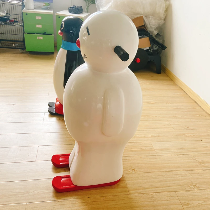 معدات المشاية المساعدة على التزلج على رجل الثلج الأبيض المثيرة للاهتمام للتدريب على الرياضات الشتوية على حوض الجليد ضروري للتزلج على الجليد #6