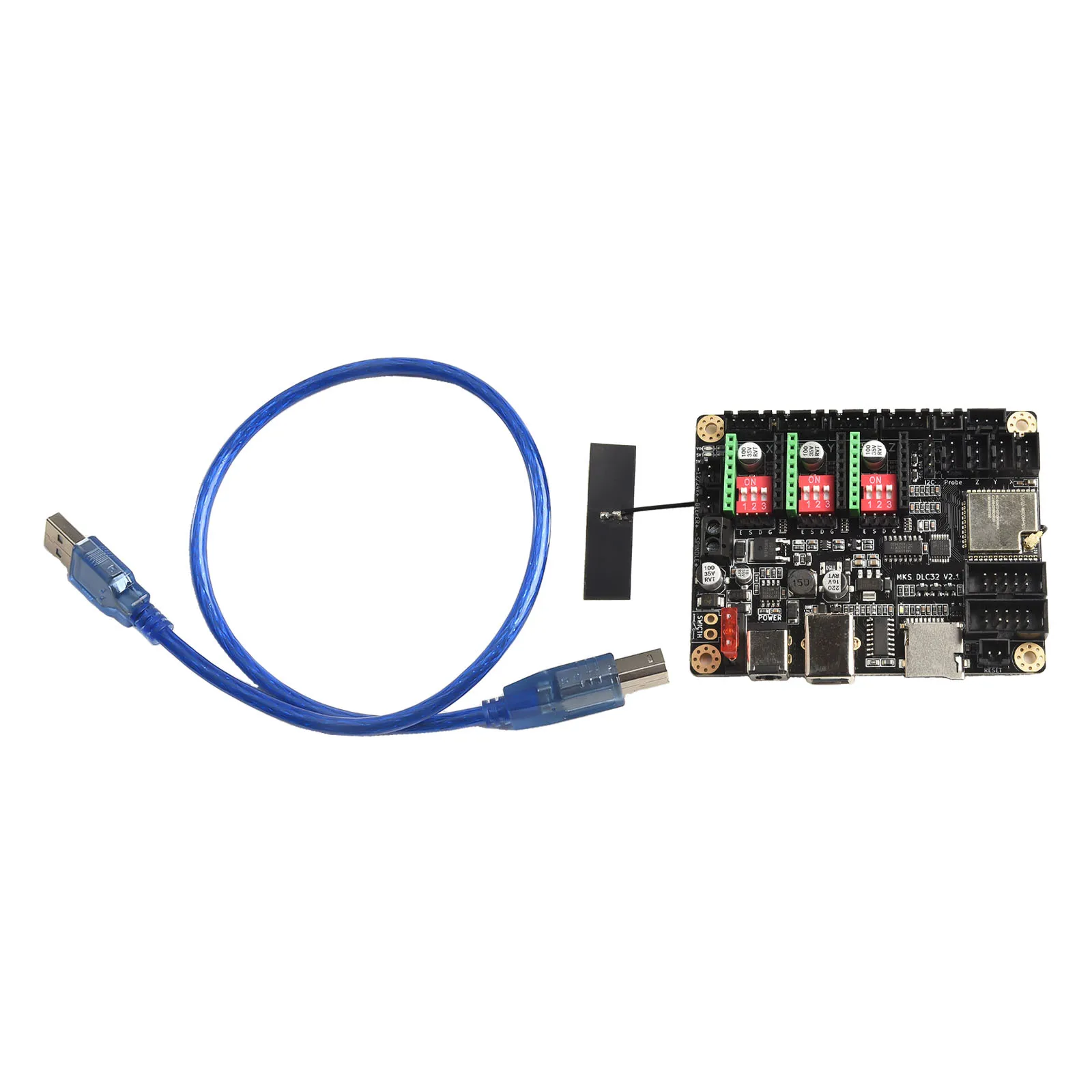 For MKS DLC32 V2 1 Engraver Controller with 240MHz Processing Supports Various Software Including for grbl and for lightburn view 3