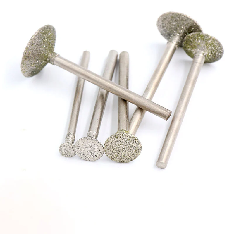 C3-نوع غرامة الحبوب الصنفرة الماس طحن لدغ الأسنان طحن بت 200 حصى جلخ رئيس ل مطحنة القالب أدوات دريمل الدوارة #4