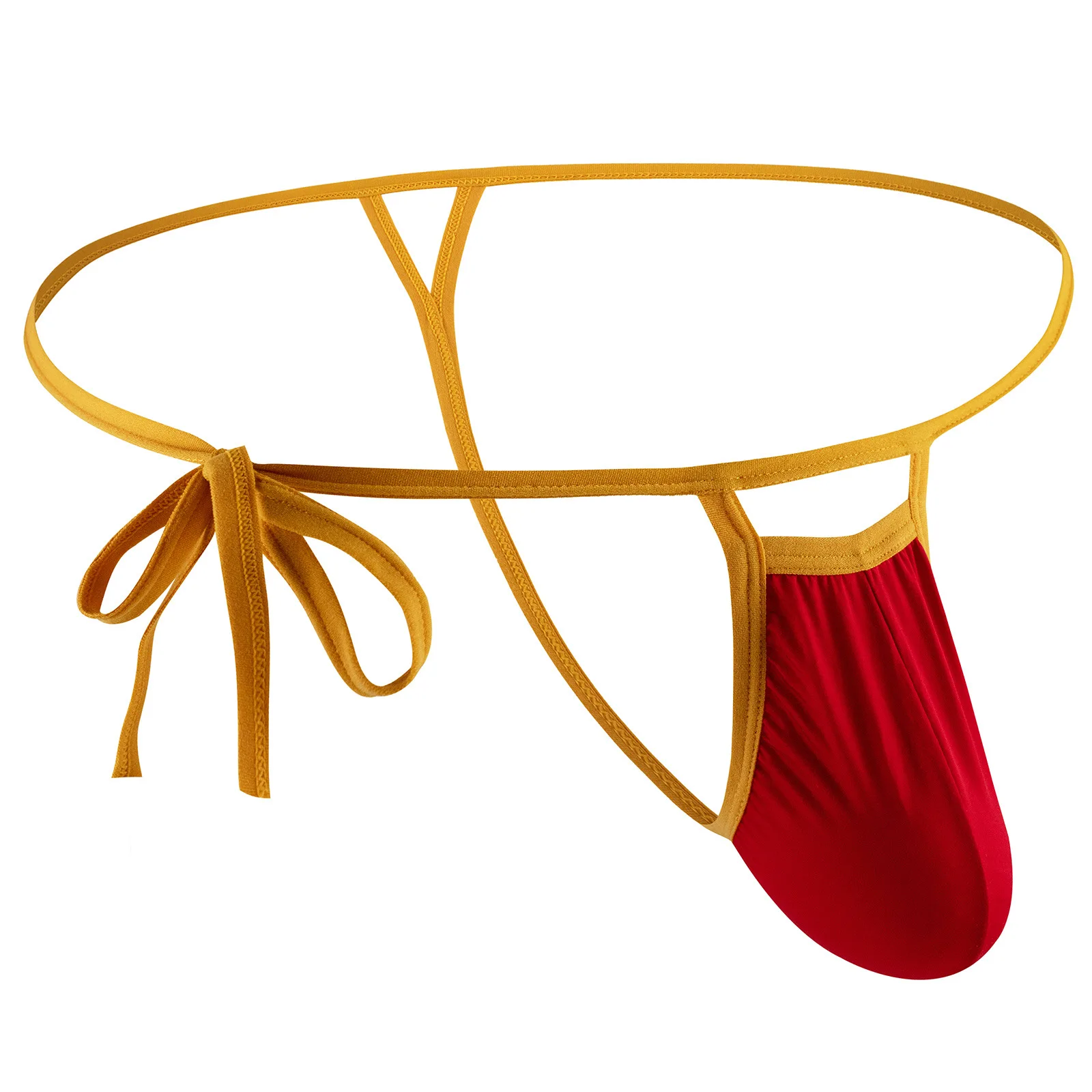 الحرير الجليد T الظهر ثونغ للرجال مثير القضيب الانتفاخ الحقيبة g-سلسلة الجوف خارج ثقب الجانب التعادل قابل للتعديل مثلي الجنس المثيرة مفتوحة الأرداف بانتي #2