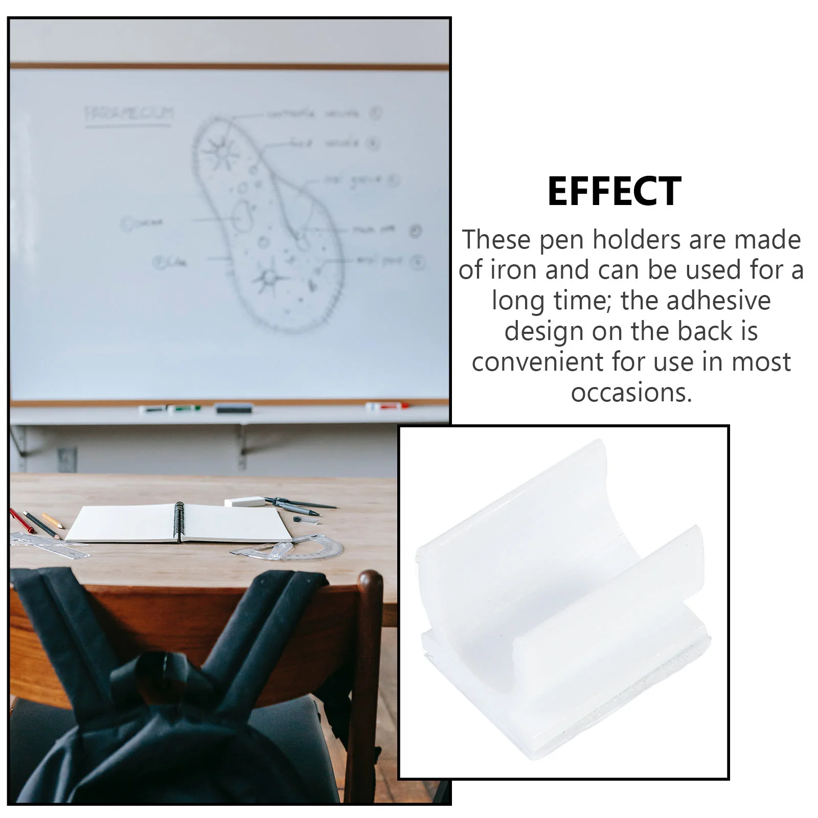 100 stuks notebook pengesp draadhouders voor snoeren zelfklevende plastic kantoor whiteboard gespen