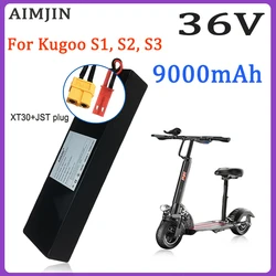 36V 10S3P 9000mAh For Kugoo S1, S2, S3 Scooters 18650  Rechargeable Li-ion Battery pack 500W,Built-in BMS with charger